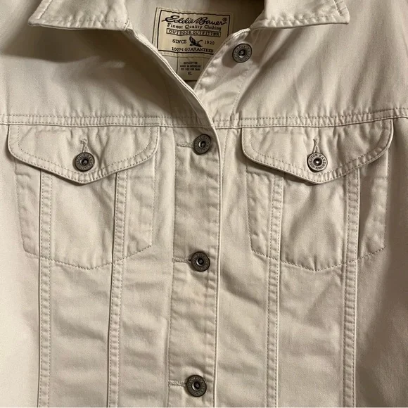 Eddie Bauer XL Cream Khaki Jacket - Picture 11 of 16